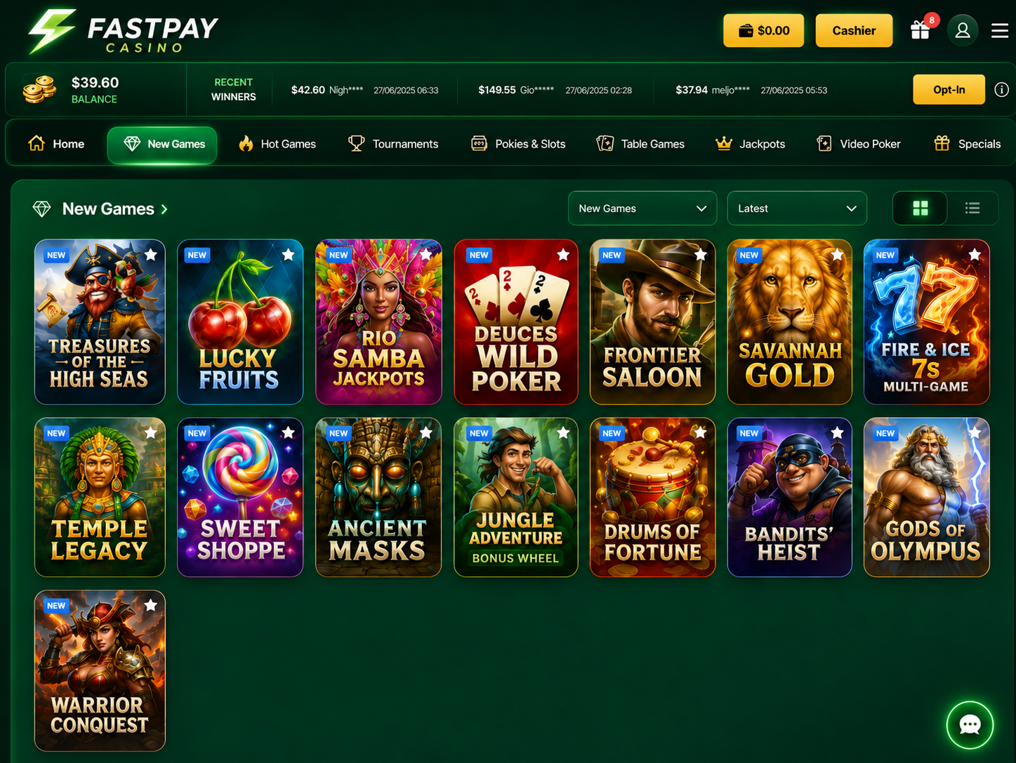 Fastpay Casino Australia - Offshore Gaming Platform Review